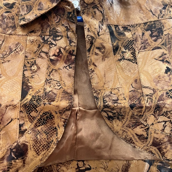 Hendi Boho Brown Cropped Jacket - Picture 11 of 12